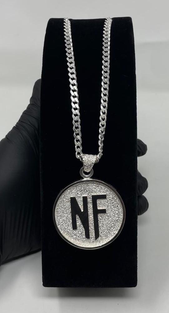 Collier NF 100% Argent // NF x WB Paris