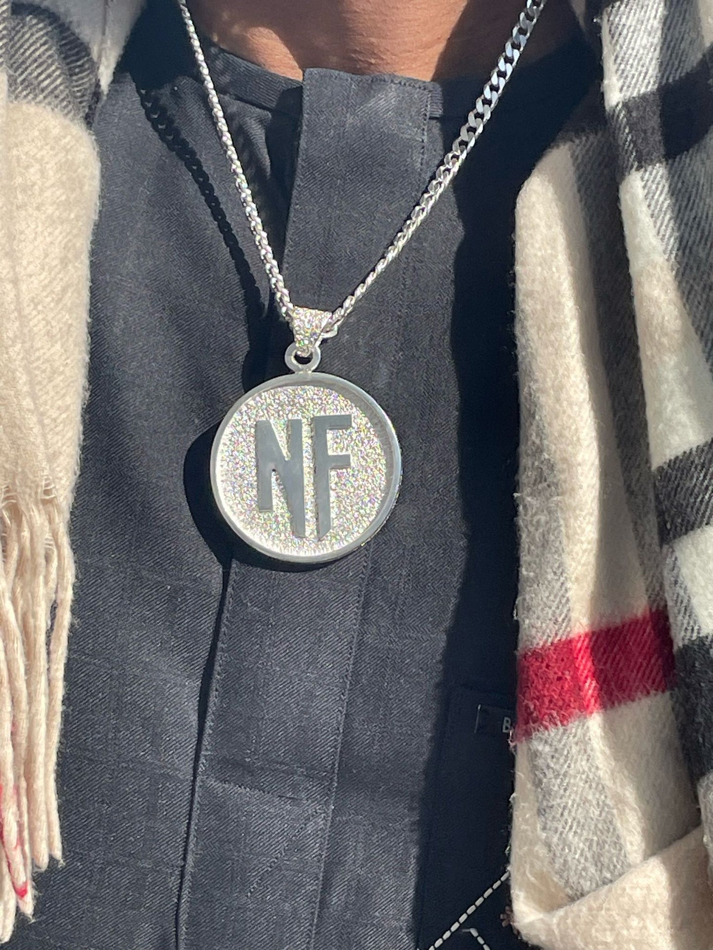 Collier NF 100% Argent // NF x WB Paris