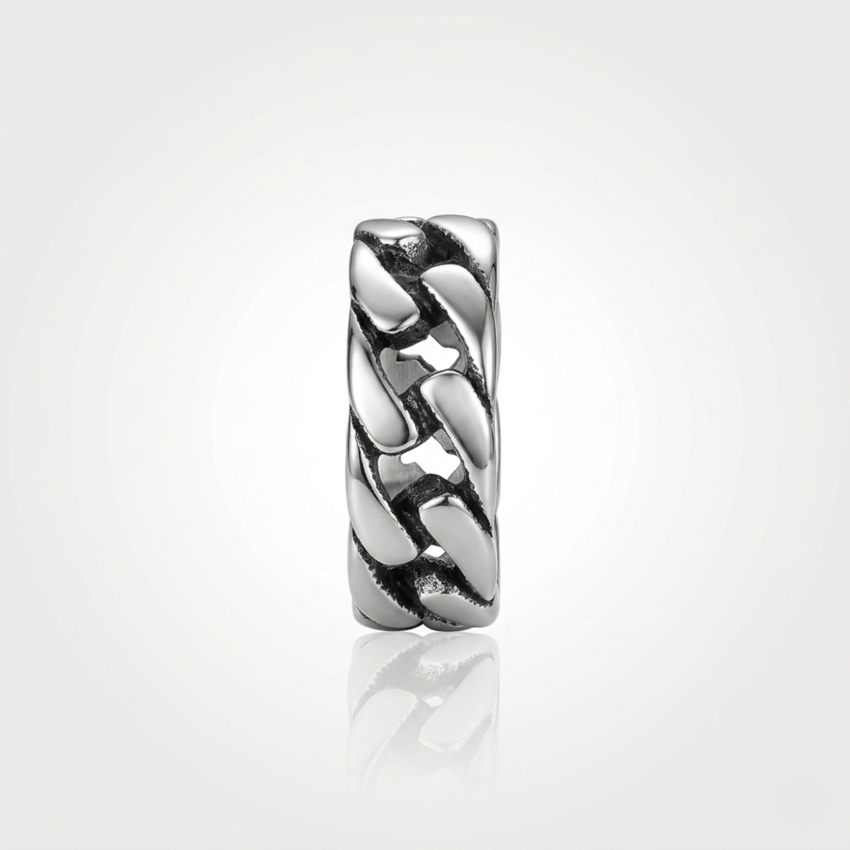 Bague maillons (Argent)