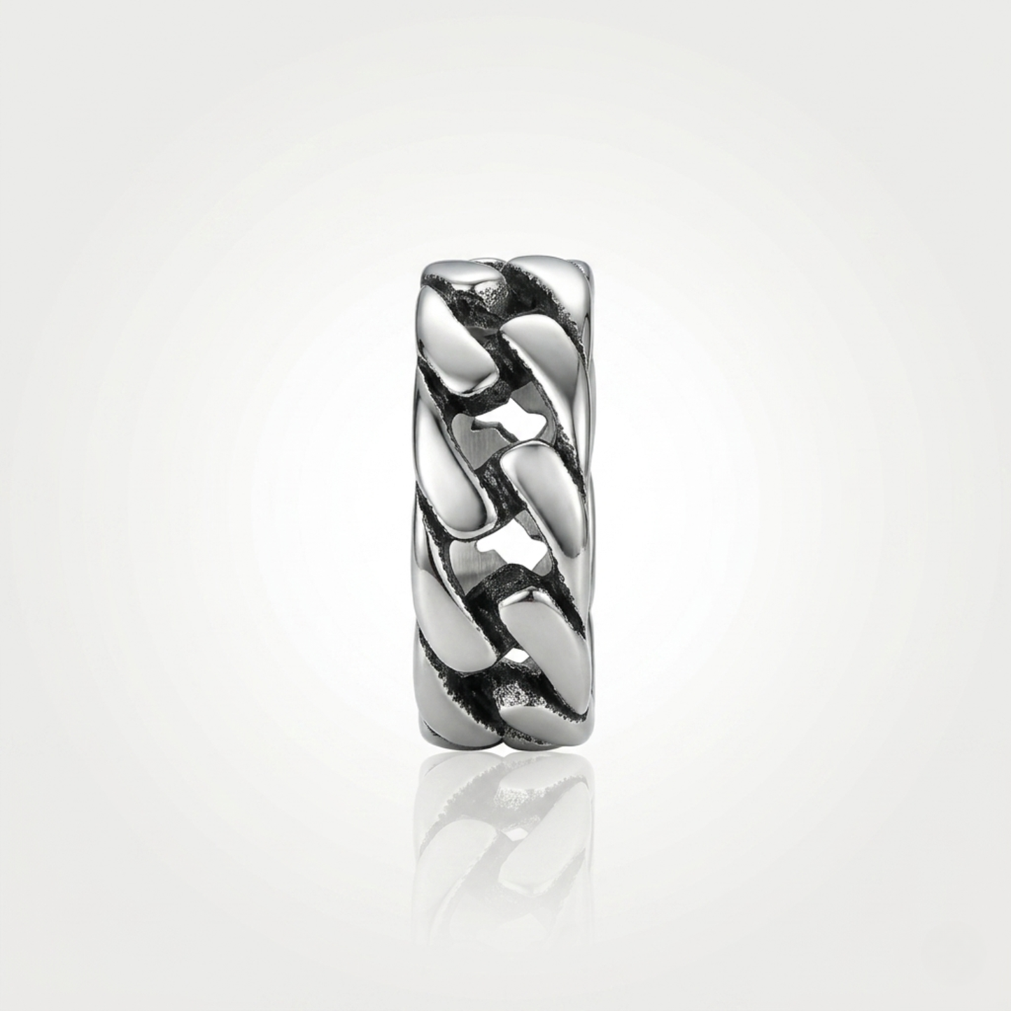 Bague maillons (Argent)
