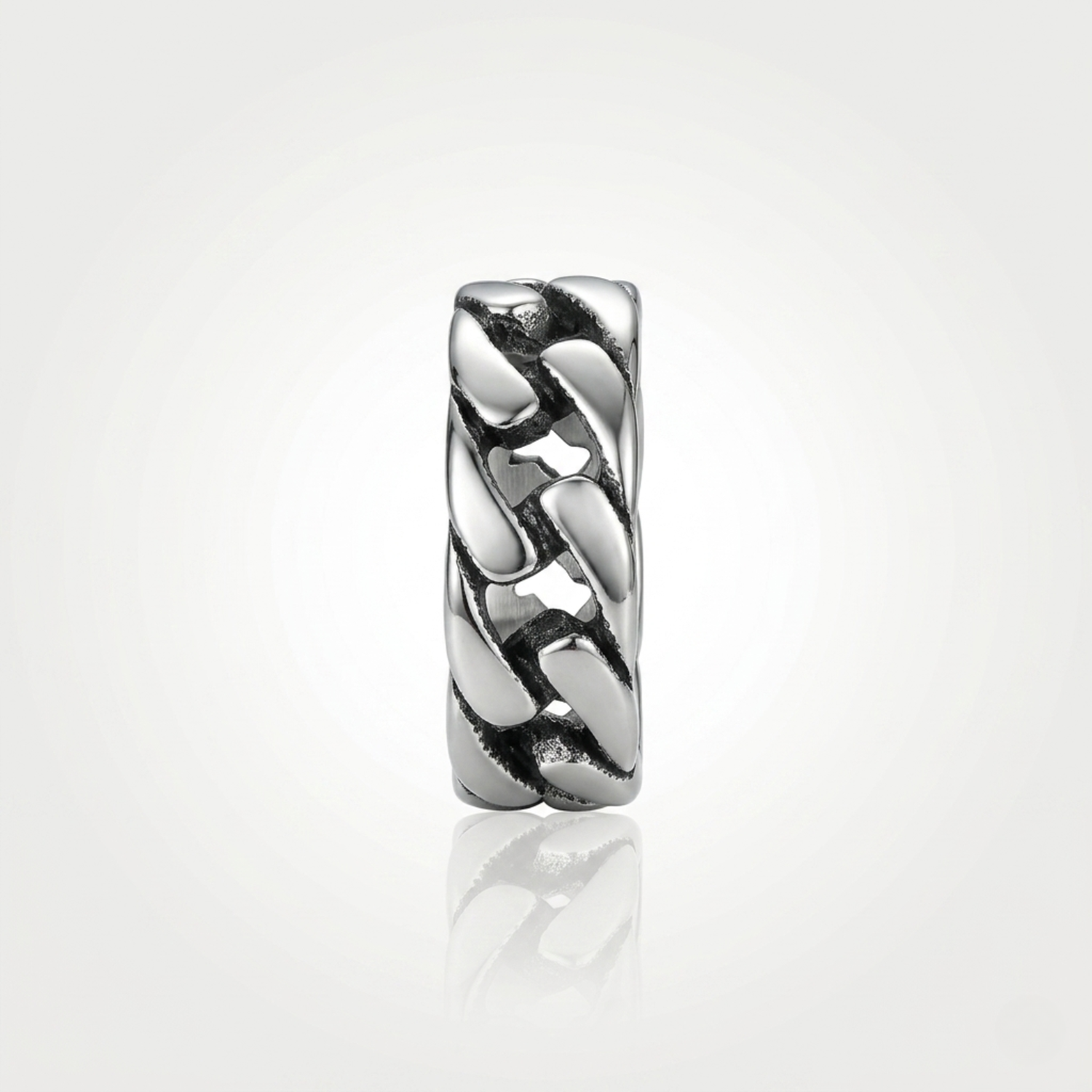 Bague maillons (Argent)
