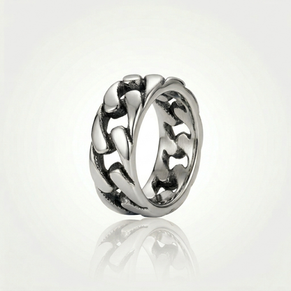 Bague maillons (Argent)