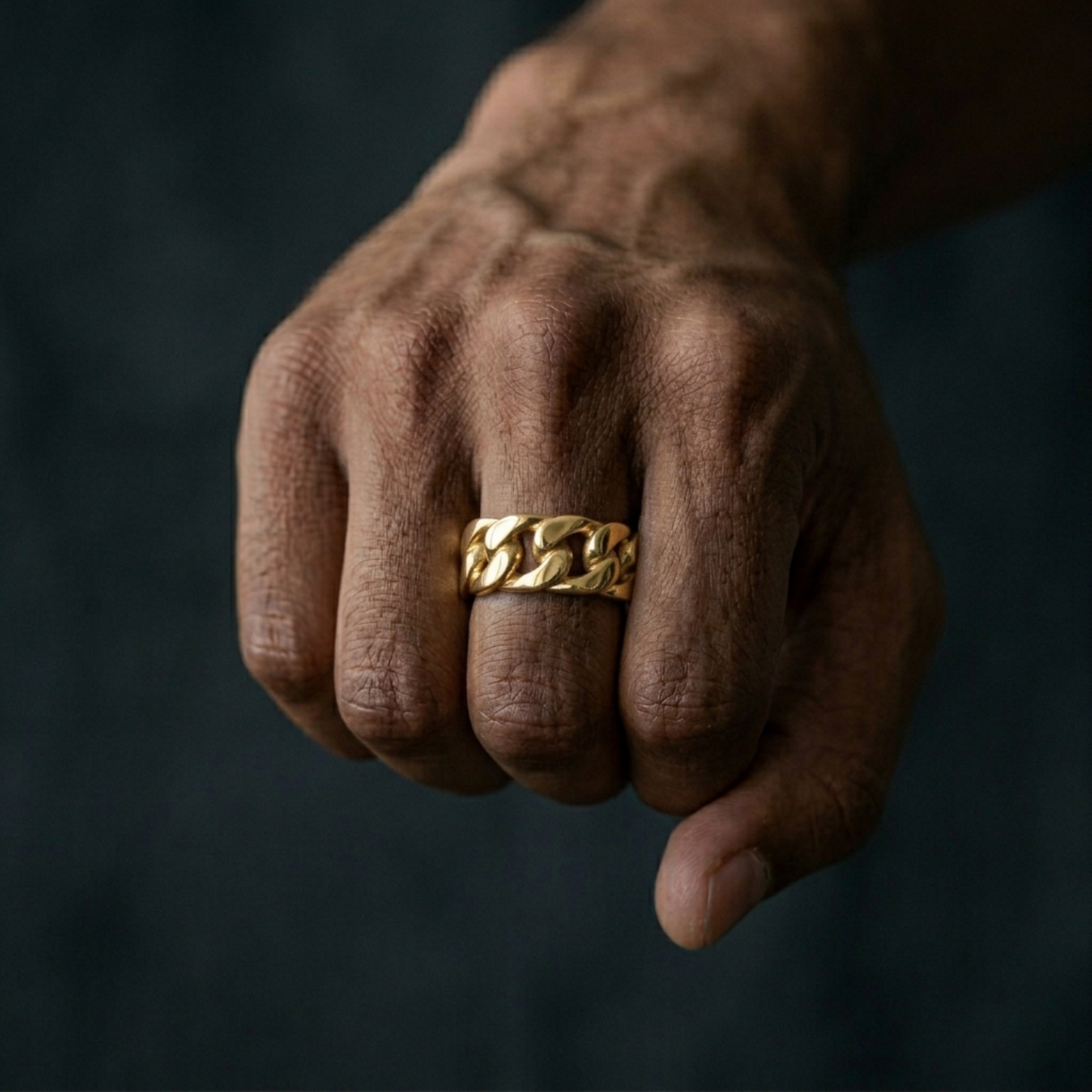 bague maillons (Or)