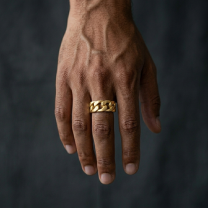 bague maillons (Or)
