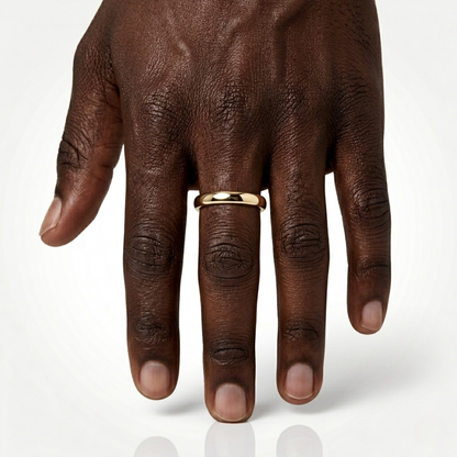 Bague ronde (or) 2 mm