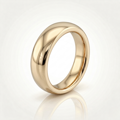 Bague ronde (Or) 6 mm