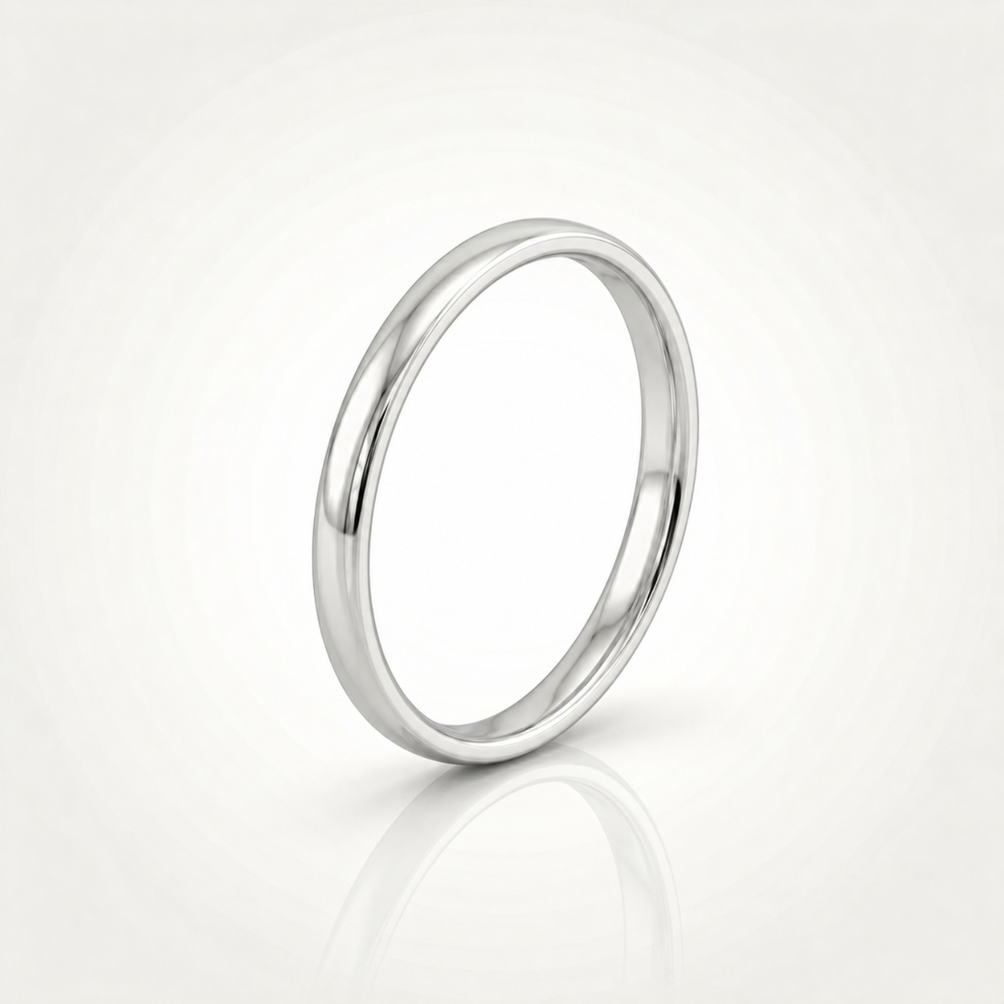 Bague ronde (Argent) 2 mm