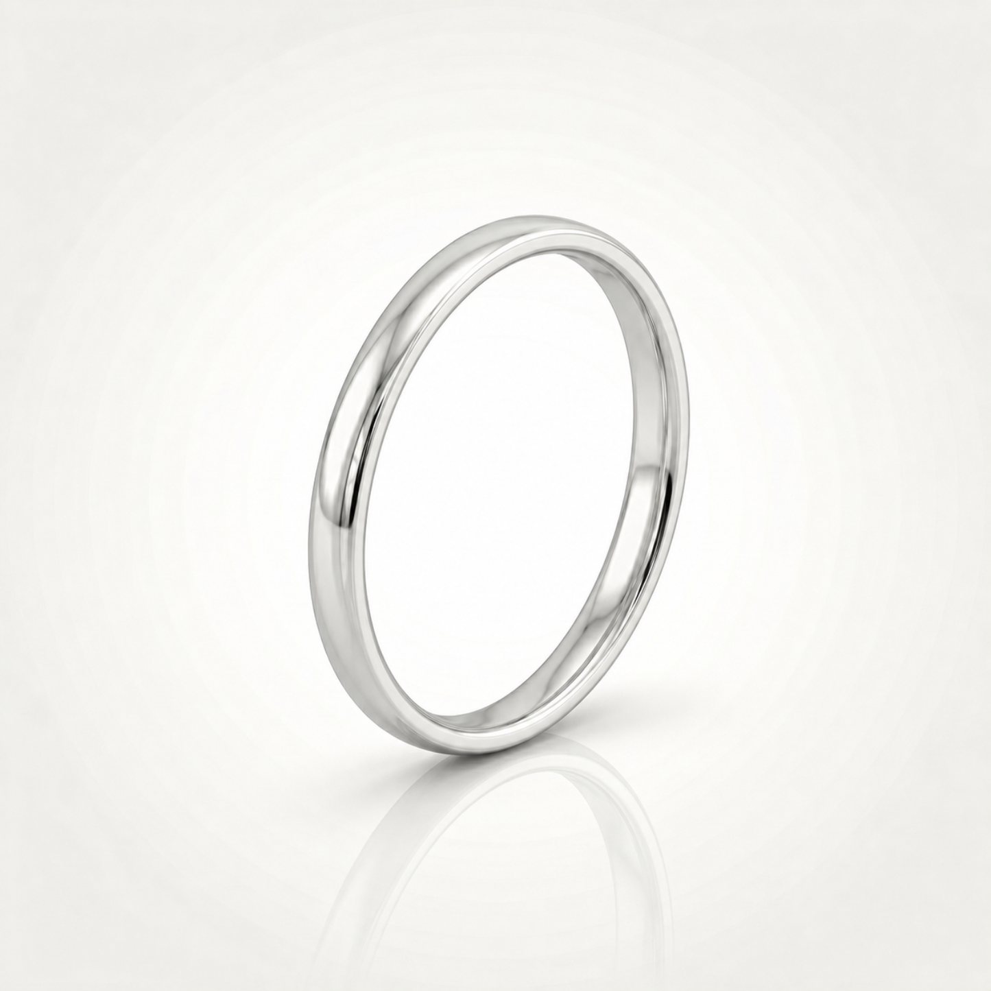 Bague ronde (Argent) 2 mm