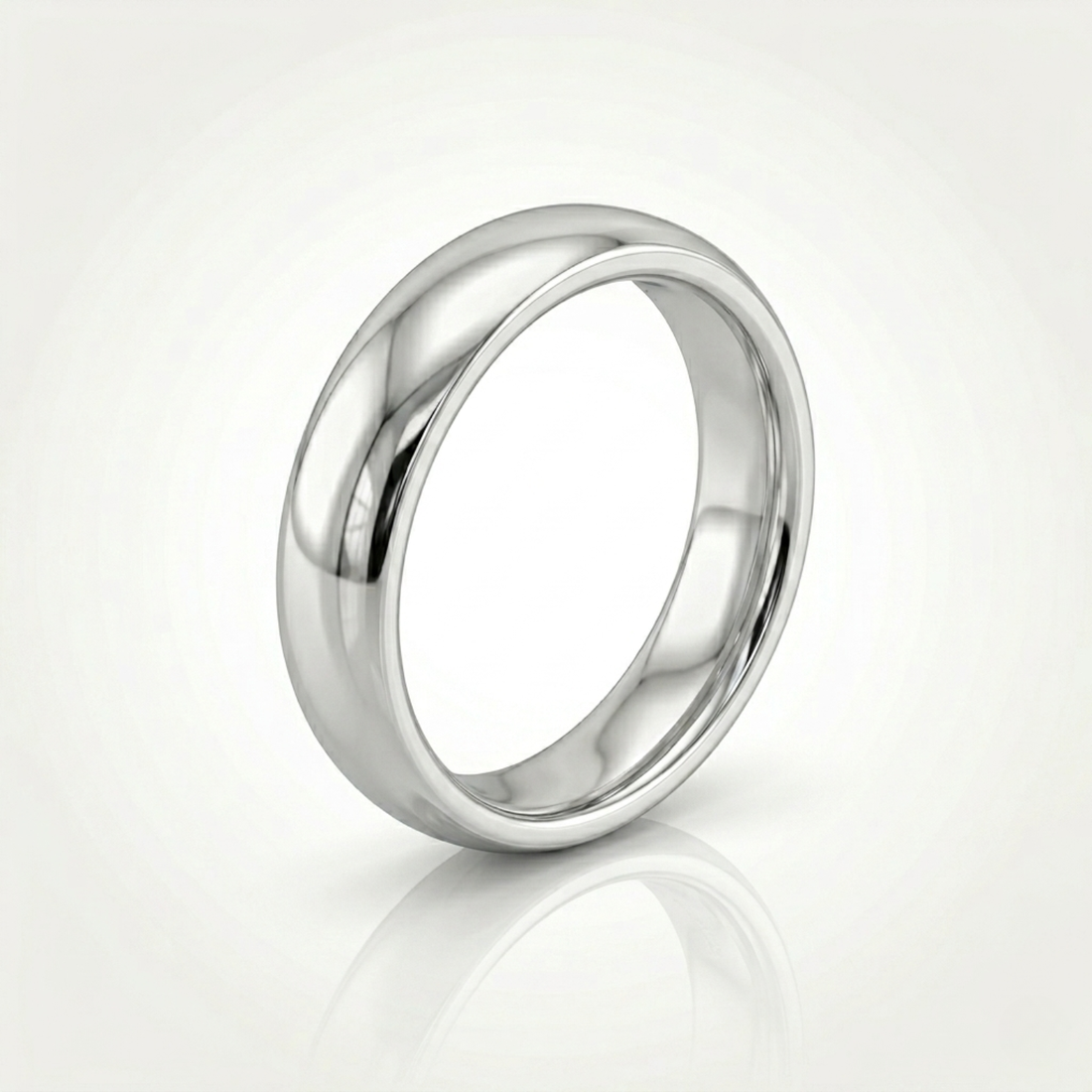 Bague ronde (Argent) 4 mm