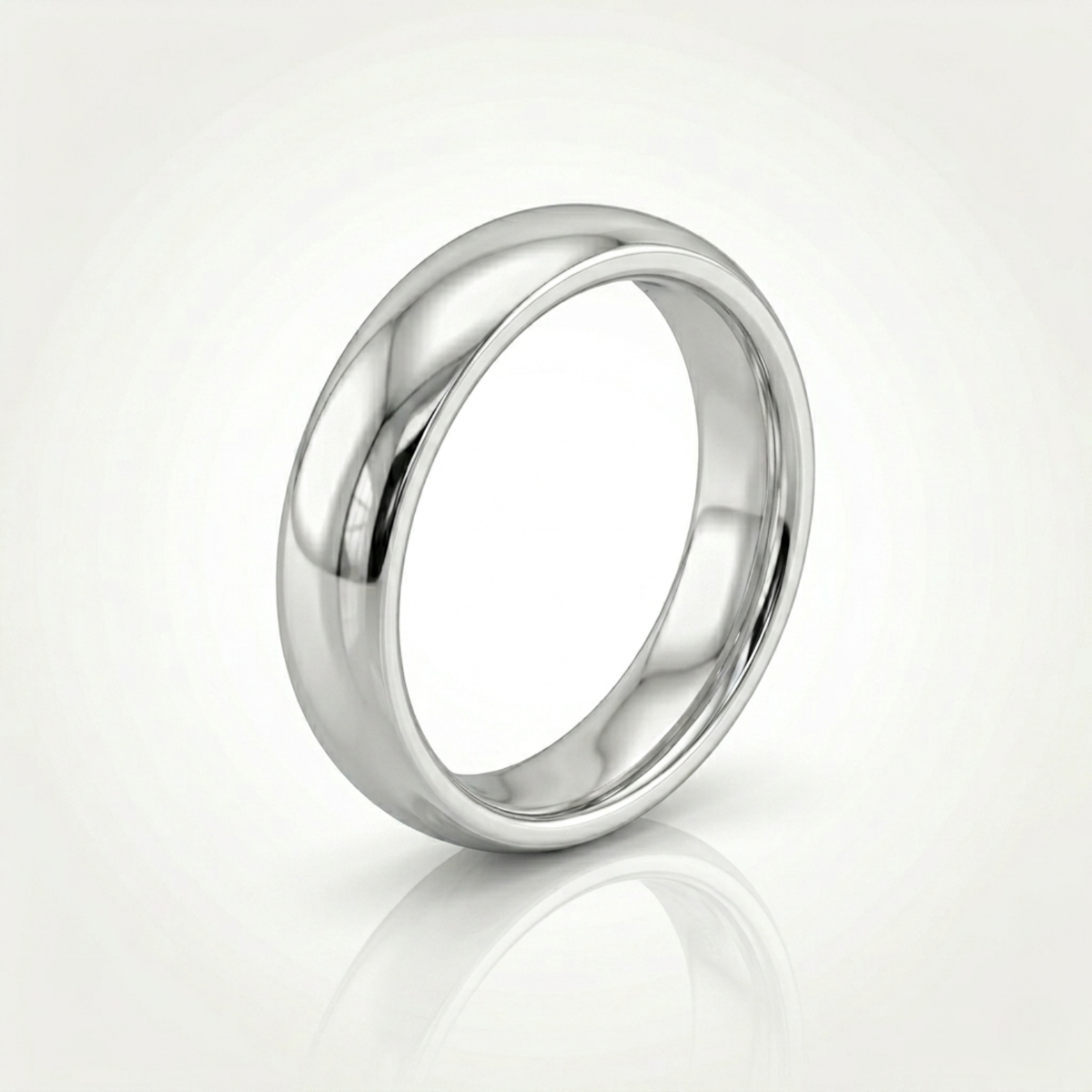 Bague ronde (Argent) 4 mm