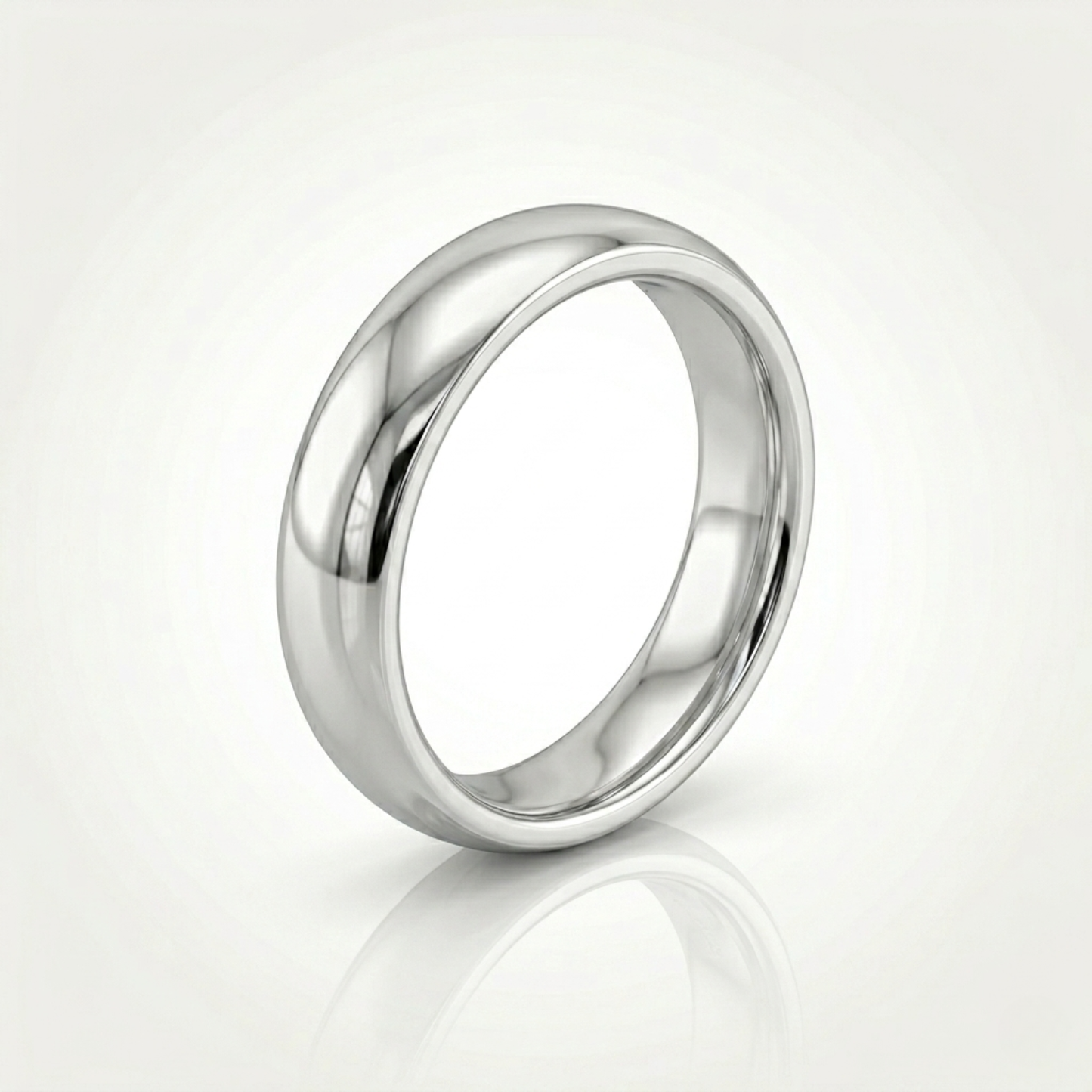 Bague ronde (Argent) 4 mm