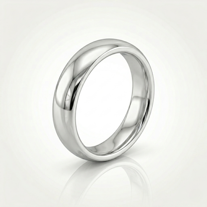 Bague ronde (Argent) 4 mm