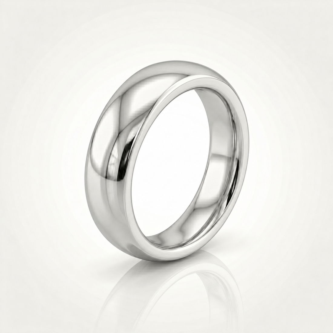 Bague ronde (Argent) 6 mm