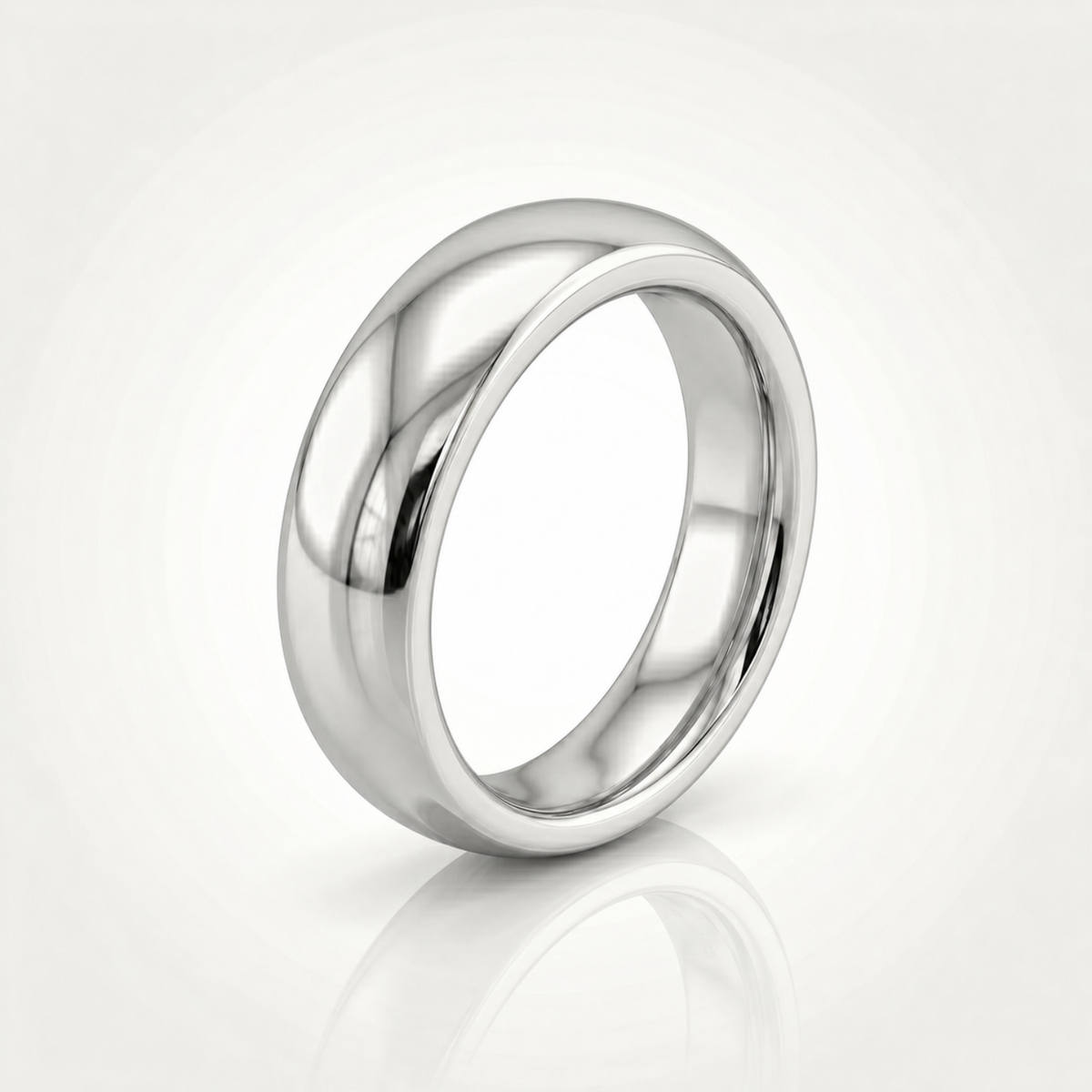 Bague ronde (Argent) 6 mm