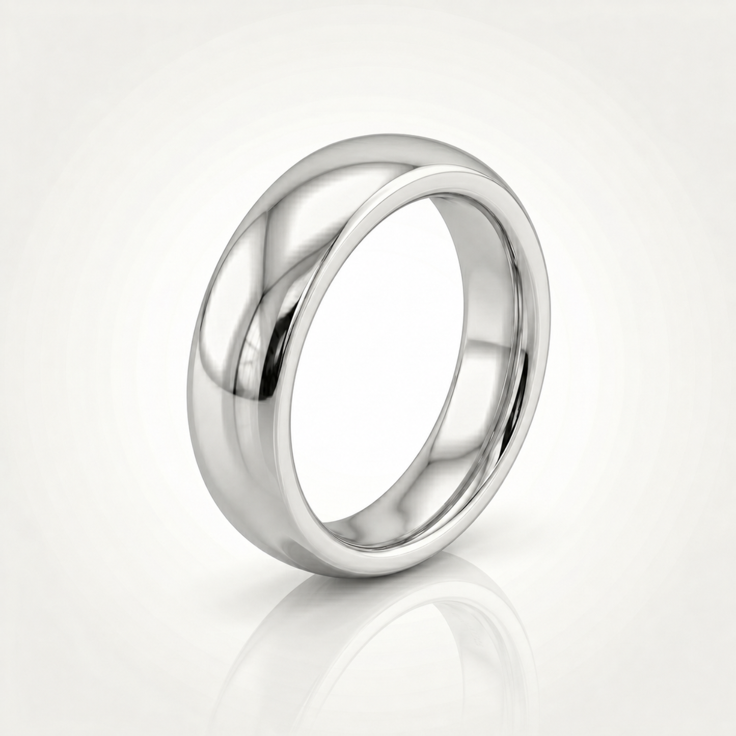 Bague ronde (Argent) 6 mm
