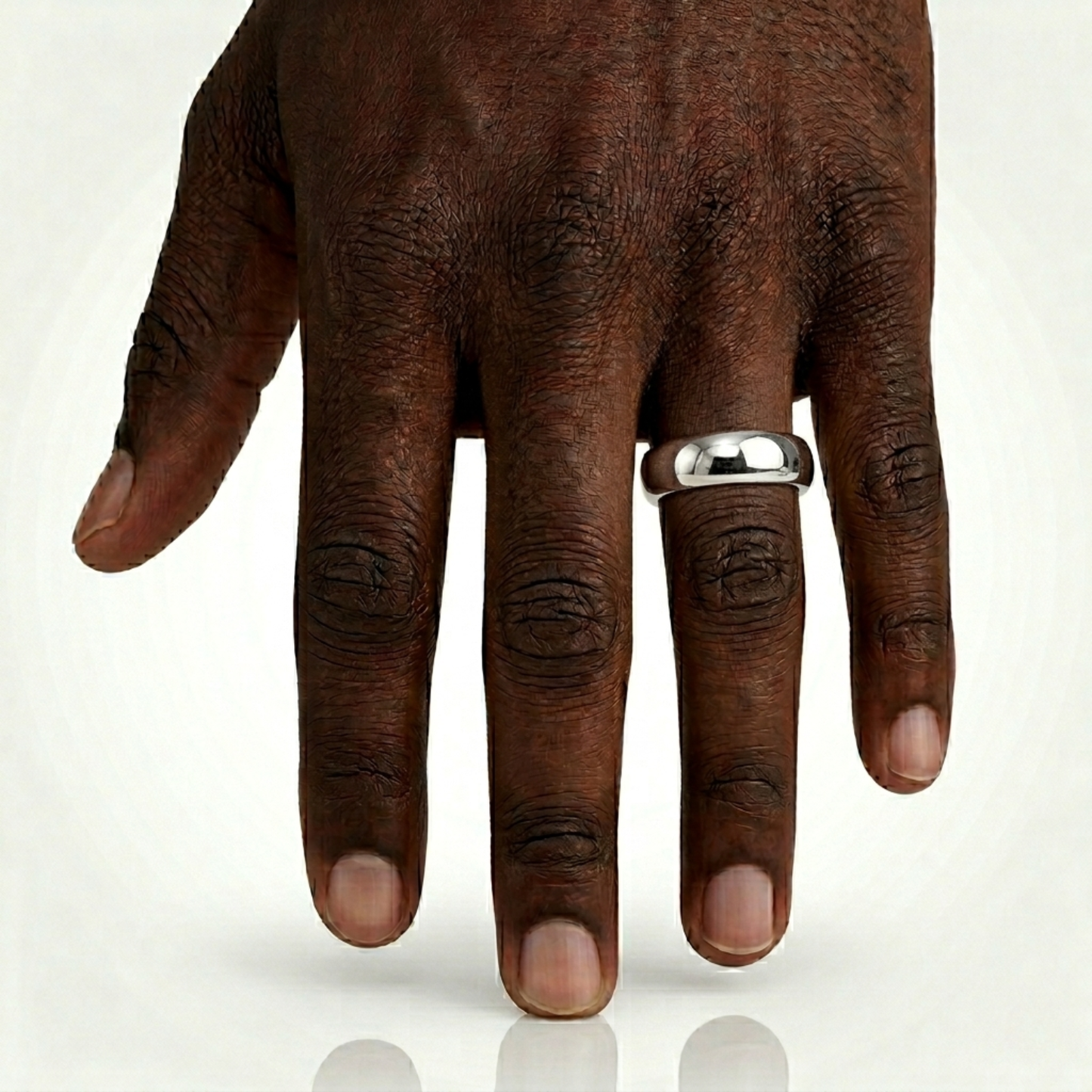 Bague ronde (Argent) 6 mm