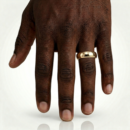 Bague ronde (Or) 6 mm