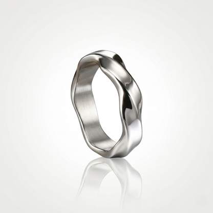 Bague torsadée (Argent)