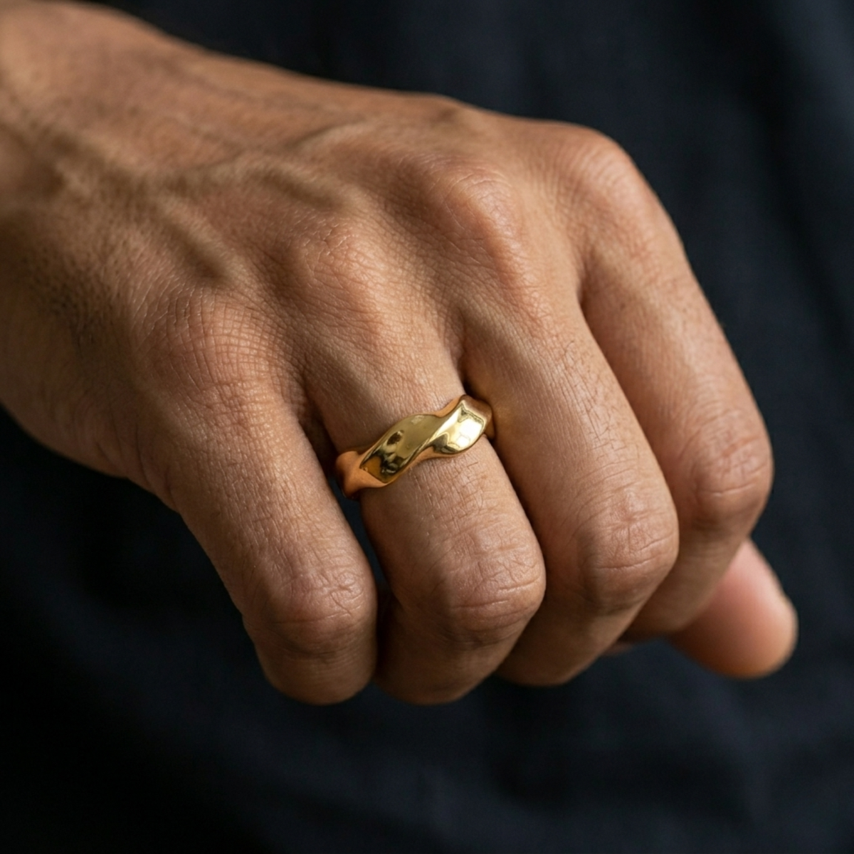 Bague torsadée (Or)