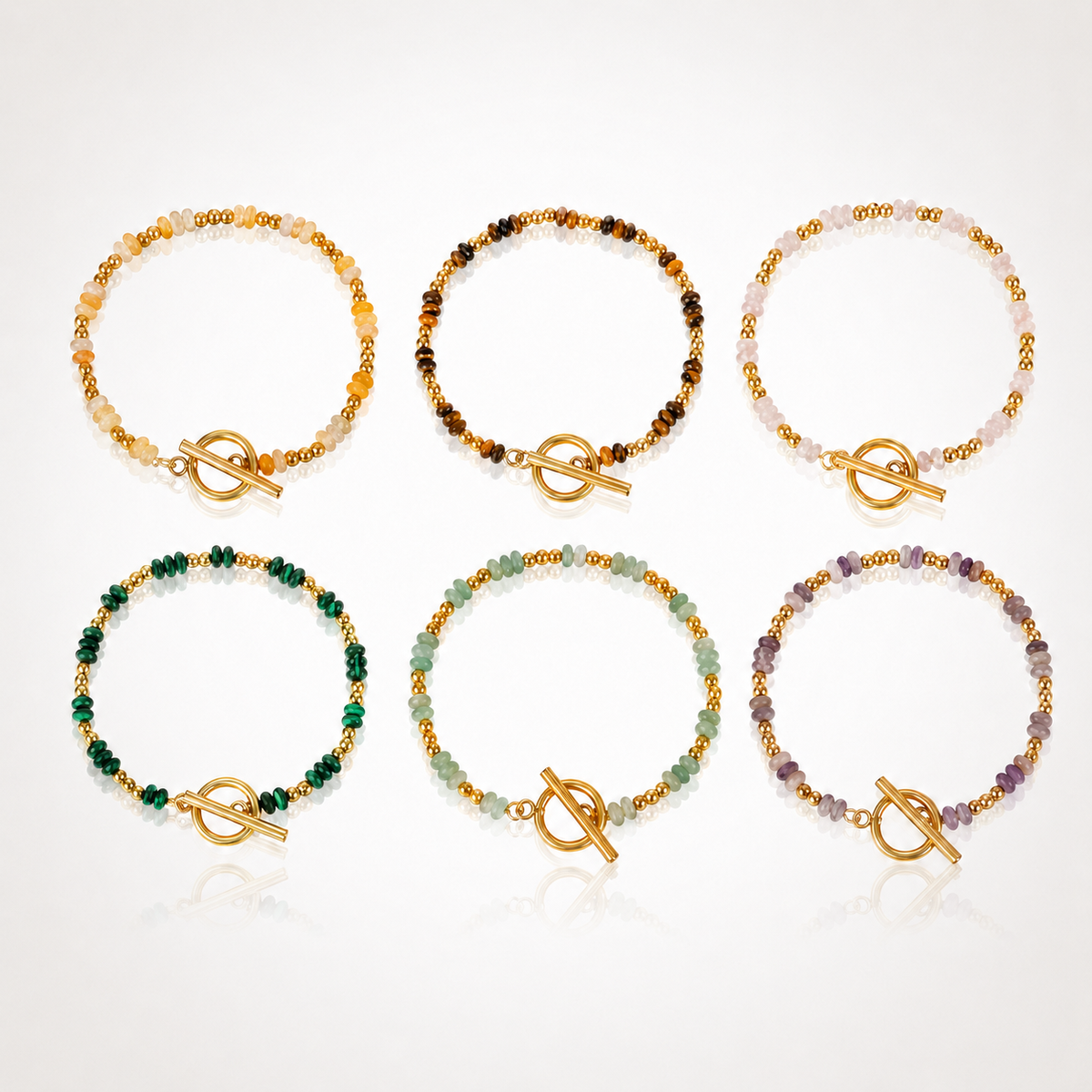 Bracelet Œil de Tigre Femme – Pierre Naturelle