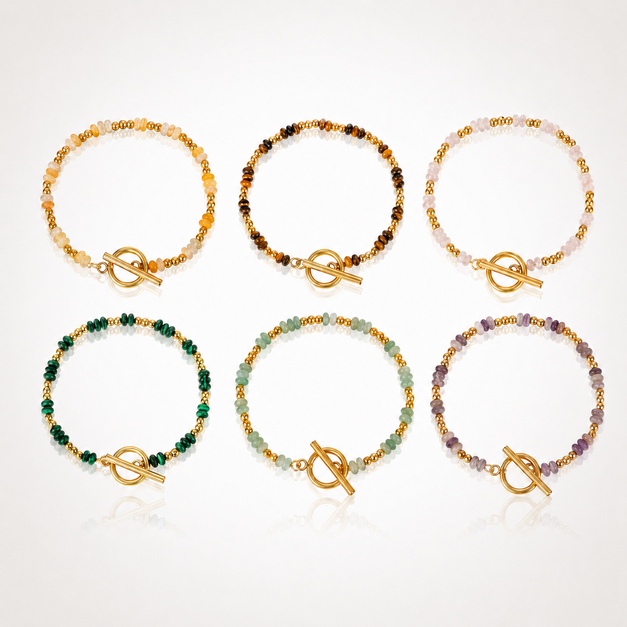 Bracelet Aventurine Verte Femme – Pierre Naturelle