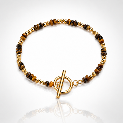 Bracelet Œil de Tigre Femme – Pierre Naturelle