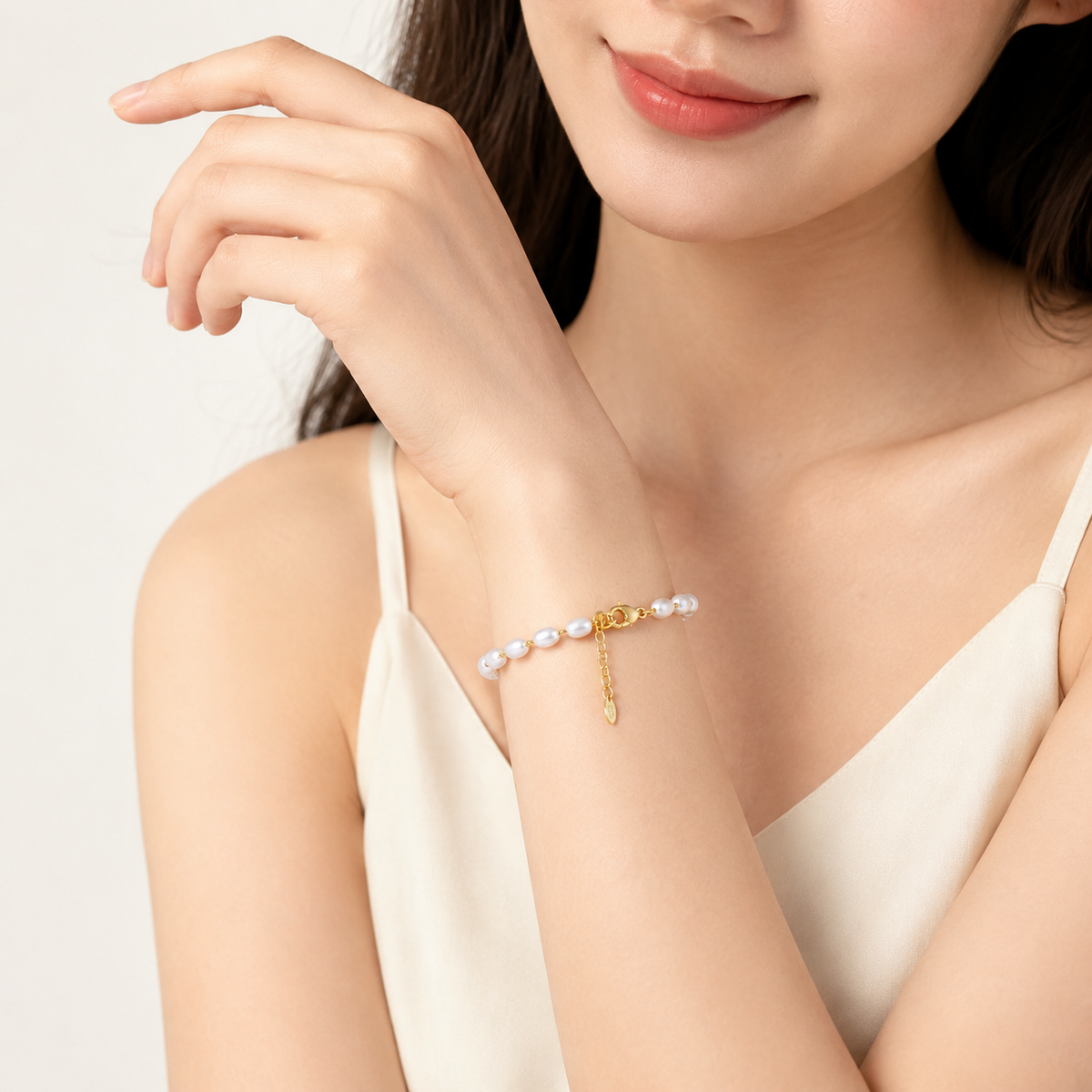 Bracelet Vénus – Perles Plaqué Or