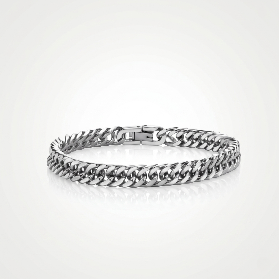 Bracelet Cubain (Argent) 8mm