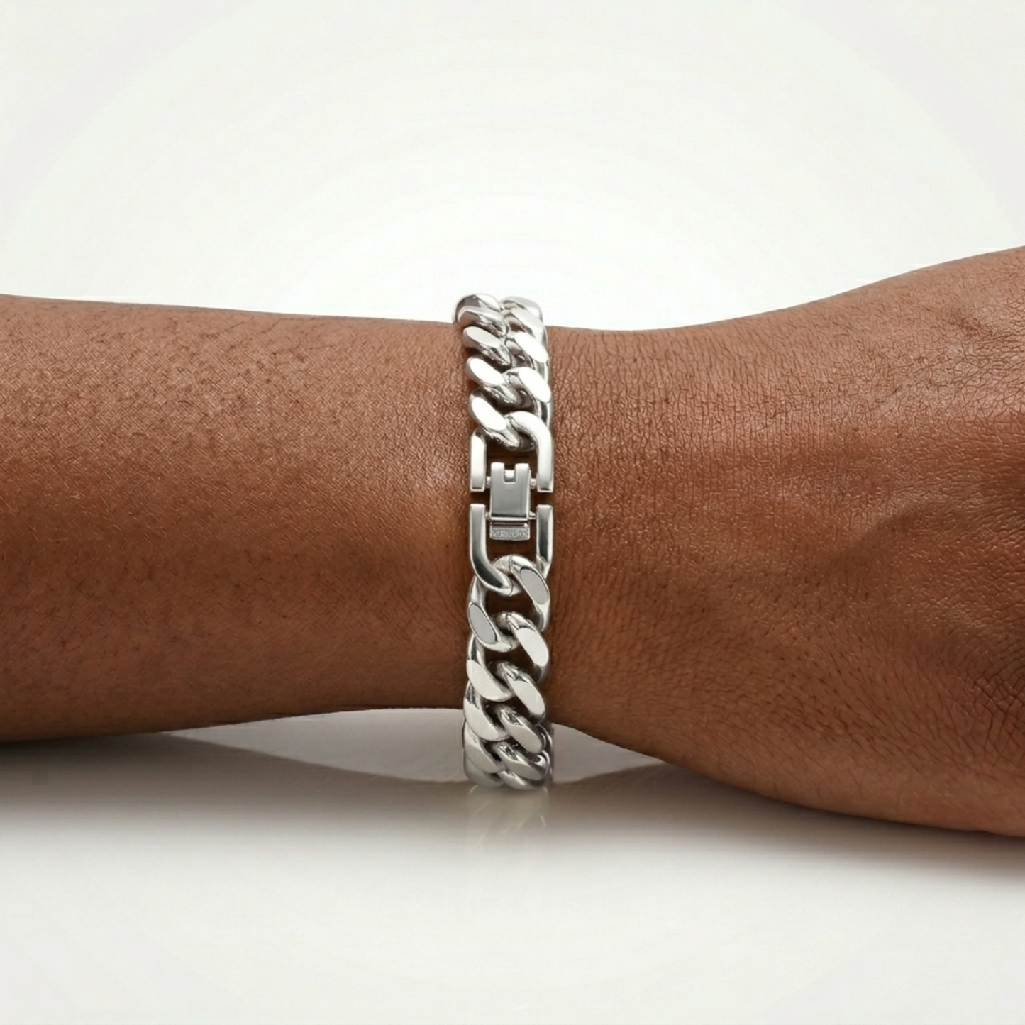 Bracelet Cubain (Argent) 8mm