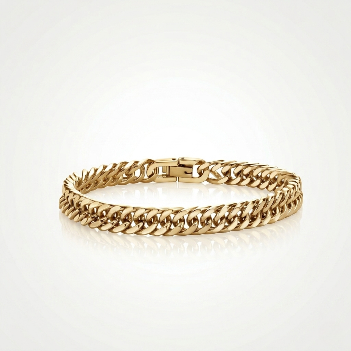 Bracelet Cubain (Or) 8mm