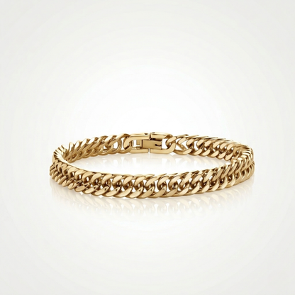Bracelet Cubain (Or) 8mm
