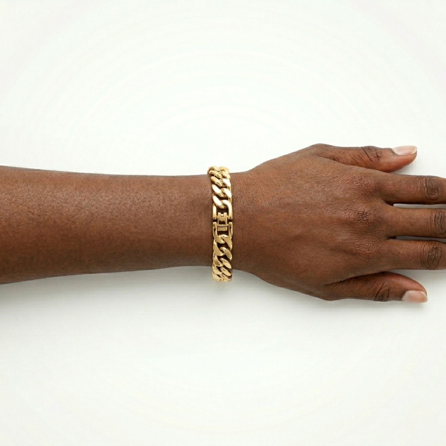 Bracelet Cubain (Or) 10mm