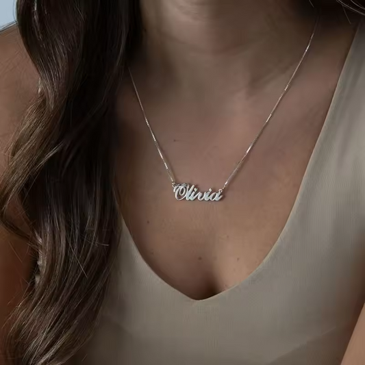 Collier PRÉNOM Personnalisable en Argent Massif 925 | Être Unique
