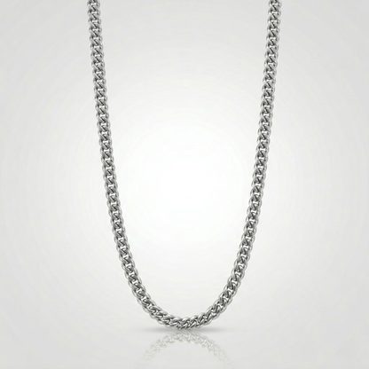 Autre angle, du collier en argent sterling 925, signe WB Paris (Westaff Bijouterie). Chaine aux maillons reguliers, port au cou ; on remarque la patine durable et le fermoir securise. Style chic, ideal homme — cadeau fete des meres. Recherches : argent massif, argent 925, cadeau fete des meres, livraison rapide. Argent 925 hypoallergenique. Cadeau fete des meres a offrir toute l'annee. Mot-cle : bijou argent. Entretien simple : essuyer avec un chiffon doux.