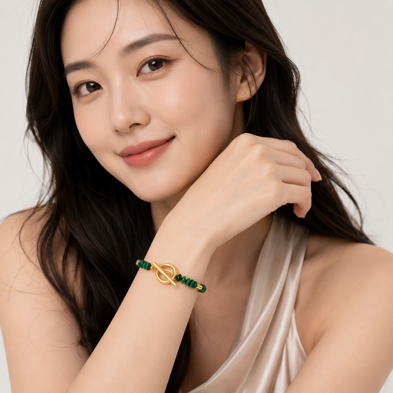 Bracelet Malachite Femme – Pierre Naturelle