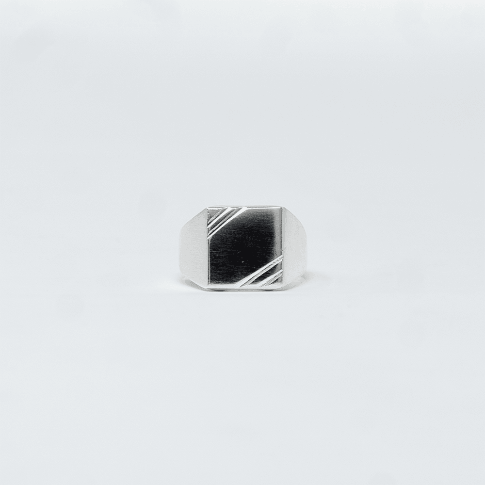 Bague TANO en Argent Massif 925 | Design Audacieux & Élégant