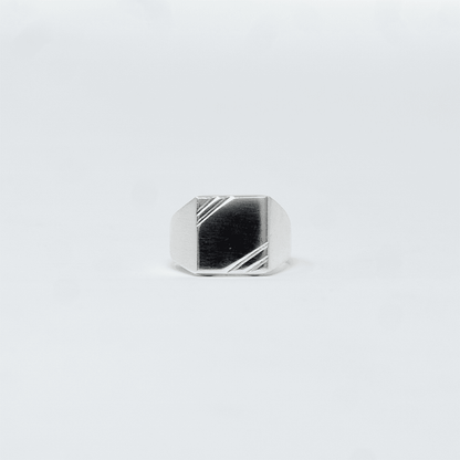 Bague TANO en Argent Massif 925 | Design Audacieux & Élégant