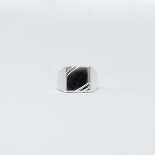 Bague TANO en Argent Massif 925 | Design Audacieux & Élégant