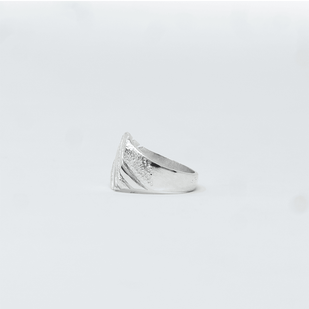 Photo principale sur fond neutre, vue de face nette de la bague GORA Argent en argent massif 925 (poincon 925), signe WB Paris (Westaff Bijouterie). Anneau au galbe net, surface argentee polie, tour de doigt ajuste, port au doigt. Bijou unisexe homme et femme, ideal en cadeau. Recherches : bague argent 925, bague argent homme, chevaliere argent, achat bijou argent pas cher. Argent 925 hypoallergenique, agreable a porter au doigt. Livraison rapide et garantie a vie WB Paris.