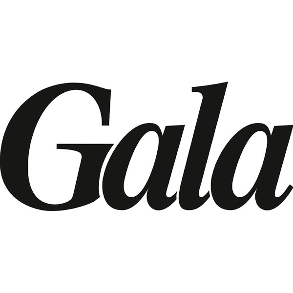 Logo noir fond blanc du journal Gala Magazine