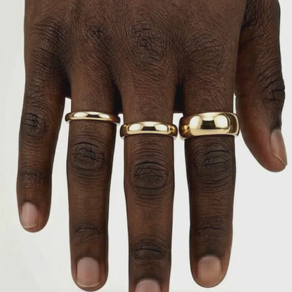 Bague ronde (Or) 6 mm